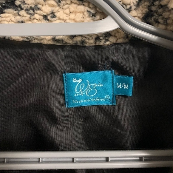 𝅺FLEECE Patterned Button Up Shacket - Size Medium - Picture 6 of 6